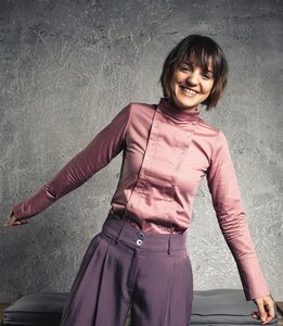 Damen Hemdbluse ENARISA aus Bio-Baumwolle - VRETENA