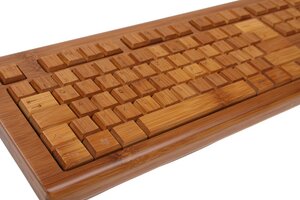 Bambus-Tastatur Vollholz - Bamboo