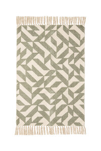 Teppich GoodWeave® zertifiziert mit Muster und Quasten, 60 x 90cm, verschiedene Modelle - TRANQUILLO