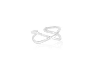 Silber Ring Buchstabe X Fair-Trade und handmade - pakilia