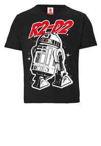 LOGOSHIRT - Star Wars - Droide - R2-D2 - Kinder Bio T-Shirt Print - Grafik - LOGOSH!RT