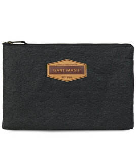 Piñatex® Clutch Handtasche schwarz - Gary Mash