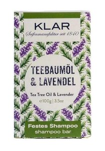 Klar Shampoo Teebaumöl Lavendel für schuppiges Haar - Klar Seifen