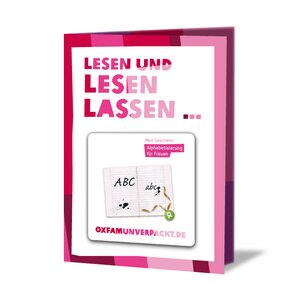 Spenden-Geschenk "Alphabetisierung für Frauen" (Grußkarte mit Magnet) - OxfamUnverpackt