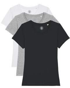 3er Pack Damen T-Shirt aus Bio-Baumwolle "Estelle", Farbig - University of Soul