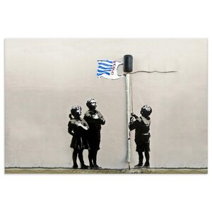 Wandbild Banksy Tesco Generation Bilder Wohnzimmer - Kunstbruder
