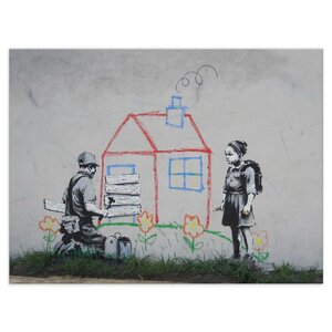 Wandbild Banksy Cancel Home Bilder Wohnzimmer - Kunstbruder