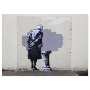 Wandbild Banksy Before Bilder Wohnzimmer - Kunstbruder