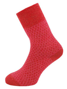 Damen und Herren Feinstrick-Socken Wave Bio-Schurwolle - hirsch natur