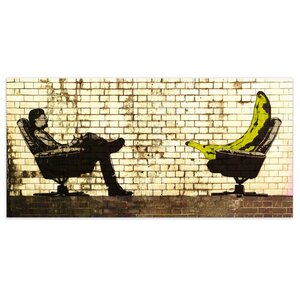 Wandbild Banksy Boss and Dock Bilder Wohnzimmer - Kunstbruder