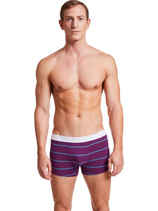 Trunk Short "Tight Tim" Purple/Blue Stripes - VATTER