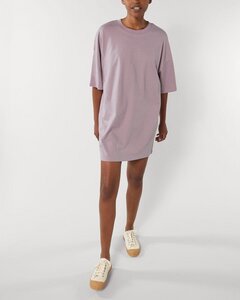 Weites Damen T-Shirt Kleid aus leichter Bio Baumwolle - YTWOO