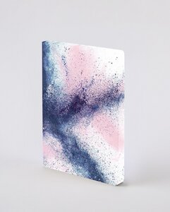 Splash - Premium Notizbuch mit Einband aus Jeans Label Material, vegan - Nuuna