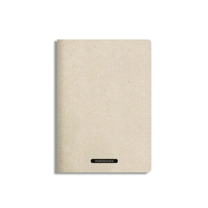 Nachhaltiges Notizbuch A5 aus Graspapier - Tara “Easy“ - Matabooks