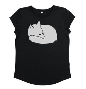 Frauen T-Shirt mit Fuchs aus Bio-Baumwolle Fair Wear - ilovemixtapes