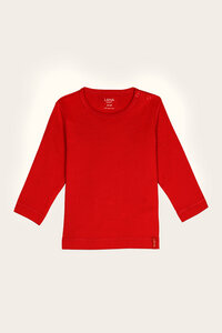 Bio Baby Basic Langarmshirt uni oder geringelt mit Rundhals - Jule - Lana naturalwear