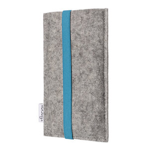 Handyhülle COIMBRA für Samsung Galaxy Note-Serie - 100% Wollfilz - hellgrau - flat.design