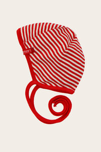 Bio Baby Erstlingsmütze uni oder geringelt für Neugeborene zum Binden - Finn - Lana naturalwear
