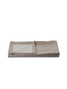 Wolldecke/Wohnplaid Doubleface Como Lambswool/Cashmere - Steinbeck