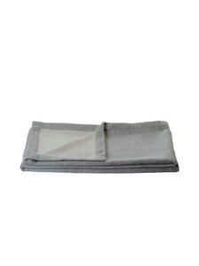 Wolldecke/Wohnplaid Doubleface Como Lambswool/Cashmere - Steinbeck