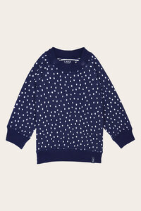 Bio Baby Pullover zum Wenden gepunktet und gestreift - Momo - Lana naturalwear