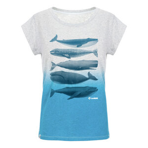 Whales T-Shirt Damen mit Effekt-Waschung - Lexi&Bö