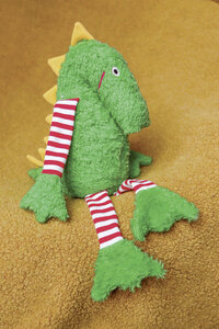 Kuscheltier Kroko Mahatma grün Bio Baumwolle - Lana naturalwear
