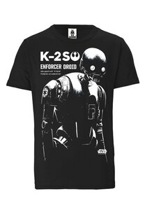 LOGOSHIRT - Star Wars - Rogue One - K-2SO - Organic T-Shirt - LOGOSH!RT