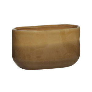 Blumentopf Bowl amber Keramik - Mitienda Shop