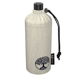 Trink-Set 0,6 l mit Glasflasche, Isolierhülle und Bio-Baumwollbeutel - Emil die Flasche