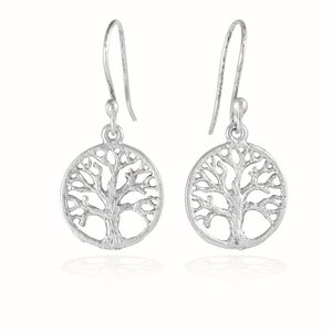 Silber Ohrringe Bäume Fair-Trade und handmade - pakilia