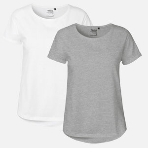 Doppelpack Neutral® Ladies Roll Up Sleeve T-Shirt - Neutral®