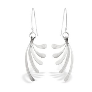 Silber Ohrringe Flügel Fair-Trade und handmade - pakilia