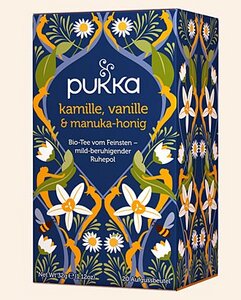 Kamille, Vanille & Manuka Honig Pukka Tee Bio, 20 Teebeutel - Pukka