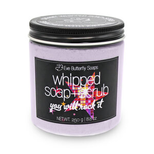 Whipped Soap+Scrub "You will rock it" - Eve Butterfly Soaps