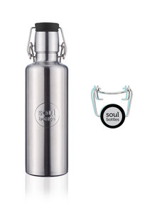 soulbottle 0,6l • Trinkflasche aus Edelstahl • „all black“ - soulbottles