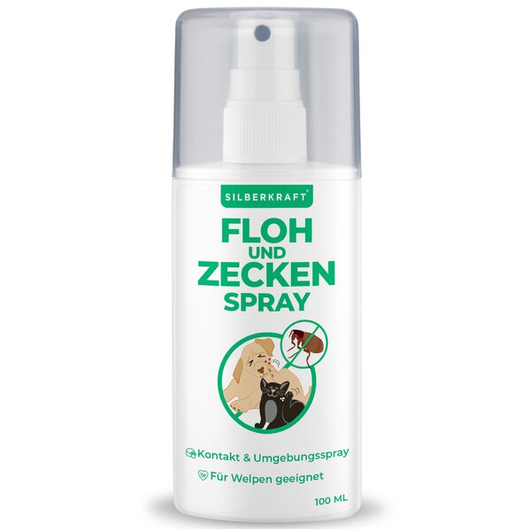Silberkraft Floh und Zeckenspray für Hund & Katze Avocadostore
