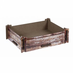 Aufbewahrungsbox aus Holz - Schachtel Holzkiste Holzbox Kiste 24,5 x 18,5 cm - Werkhaus GmbH