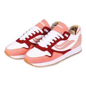 Sneaker - G-Iduna Eco-Microfibre PET - Orange White Rose - Genesis Footwear