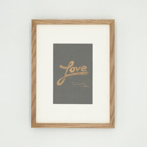 Love I – Kunstdruck mit Echtholzrahmen - Ballenito