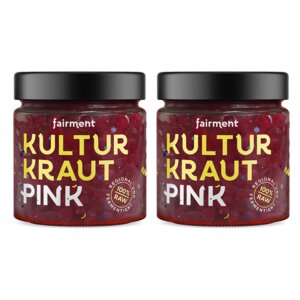 Bio Kultur-Kraut Pink (2 x 330g) - Fairment