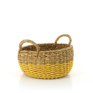 Korb APPLE, Seegras und Jute - GLOBO Fair Trade