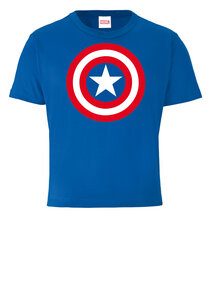 LOGOSHIRT - Marvel - Captain America - Shield - Logo - Kinder - Bio T-Shirt - LOGOSH!RT