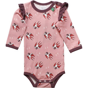 "Green Cotton" Body Vögel, rosa - Fred's World by Green Cotton