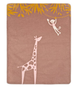 Babydecke 75 x 100, Giraffe - David Fussenegger