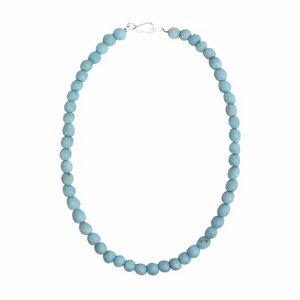Halskette mit Perlen aus Recycling Glas, 46 cm - Global Mamas