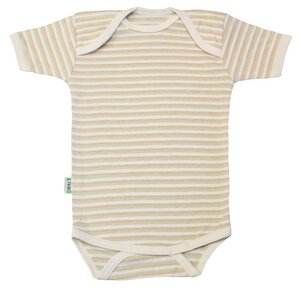 Lotties Baby-Body kurzarm geringelt gestreift Bio Baumwolle 50/56-98/104 - Lotties