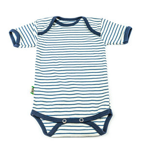 Lotties Baby-Body kurzarm geringelt gestreift Bio Baumwolle 50/56-98/104 - Lotties