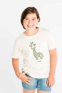 Twiga - Kleine Giraffe - Bio T-shirt für Kinder - Naturweiß - Unisex - Maishameanslife