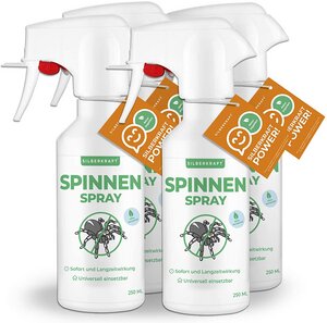 Anti Spinnen-Spray - Alternative zu Spinnengift und Spinnenköder - Silberkraft
